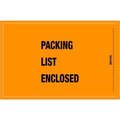 Box Packaging Full Face Mil/Spec Envelopes, "Packing List Enclosed" Print, 8"L x 5-1/4"W, Orange, 1000/Pack GSA20EL